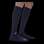 Academy Over-The-Calf Football Socks Over-The-Calf Soccer Socks MIDNIGHT NAVY/WHITE