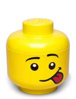 LEGO STORAGE HEAD (LARGE) BRIGHT YELLOW