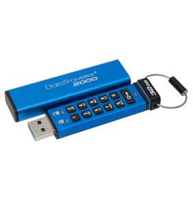 Kingston Technology DataTraveler 2000 32GB USB-muisti USB A-tyyppi  Gen  1 ( 1) Sininen, katso halvin hinta Starcartista - Starcart