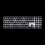 Apple Magic Keyboard with Touch ID and Numeric Keypad for Mac models with Apple silicon - Black Keys - Finnish / Swedish