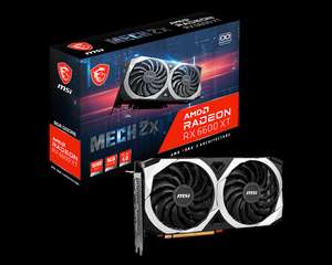 MSI RX 6600 XT MECH 2X 8G OC graphics card AMD Radeon 8 GB GDDR6