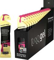 Torq Energy Gel Glutenfri Vegansk Naturliga Ingredienser Performance Booster - Låda med 15 Raspberry Ripple