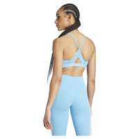 Adidas Aeroreact 3 Stripes Low Impact Sports Bra Sininen XS / AB Nainen