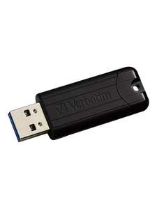 Verbatim PinStripe USB-muisti 128 GB USB A-tyyppi  Gen 1 ( Gen 1)  Musta, find the best deal on Starcart