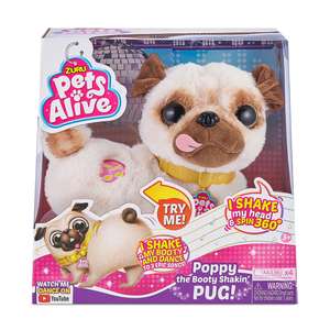 Zuru Pets Alive Tanssiva Mopsi Poppy, find the best deal on Starcart