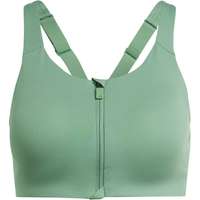 Adidas Tlrd Impact Luxe Zip High Impact Sports Bra Grönt 85 / B Kvinna