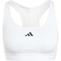 Adidas Powerreact Medium Impact Sports Bra Valkoinen L / AB Nainen