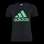 Adidas Boys Essentials Big Logo Tee Svart / Semi Screaming Green