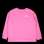 Rival Fleece Oversize Crew Pink Edge