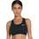 Women&#39;s Medium-Support Non-Padded Sports Bra BLACK/WHITE/WHITE