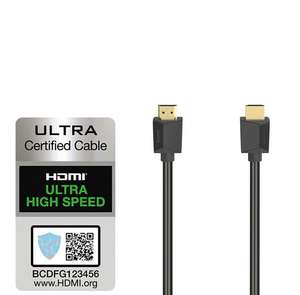 Hama Ultra High Speed HDMI Cable Certified Plug - Plug 8K  m, katso  halvin hinta Starcartista - Starcart