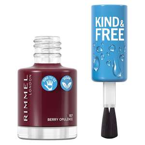 Rimmel Kind & Free Clean Nail Polish 8ml, 157 Berry Opulence kynsilakka,  find the best deal on Starcart