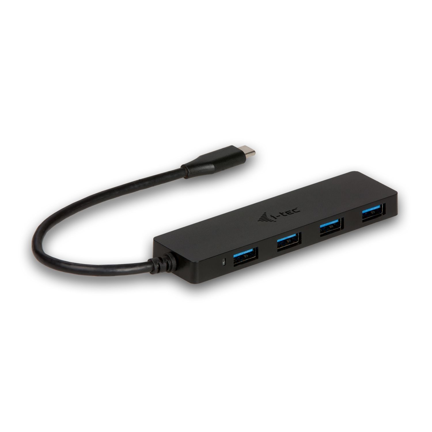 I-Tec USB-C Slim Passiivinen Hubi USB Hub - 4 Porttia - USB 3.0 - Musta ...