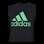 Adidas Boys Essentials Big Logo Tee Svart / Semi Screaming Green