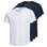 Svart / Pack 2 Vit / 2 Navy / 1 Svart