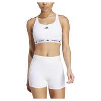 Adidas Techfit Medium Medium Impact Sports Bra Vit S / CD Kvinna