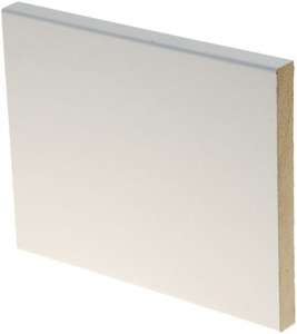 Maler 23300 12x120x2200 mm valkoinen MDF peitelista, find the best deal on  Starcart