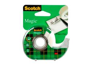 Scotch Magic Invisible-teippi, 19mmx15m, find the best deal on Starcart
