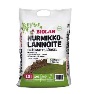 Nurmikkolannoite Biolan 10kg, find the best deal on Starcart